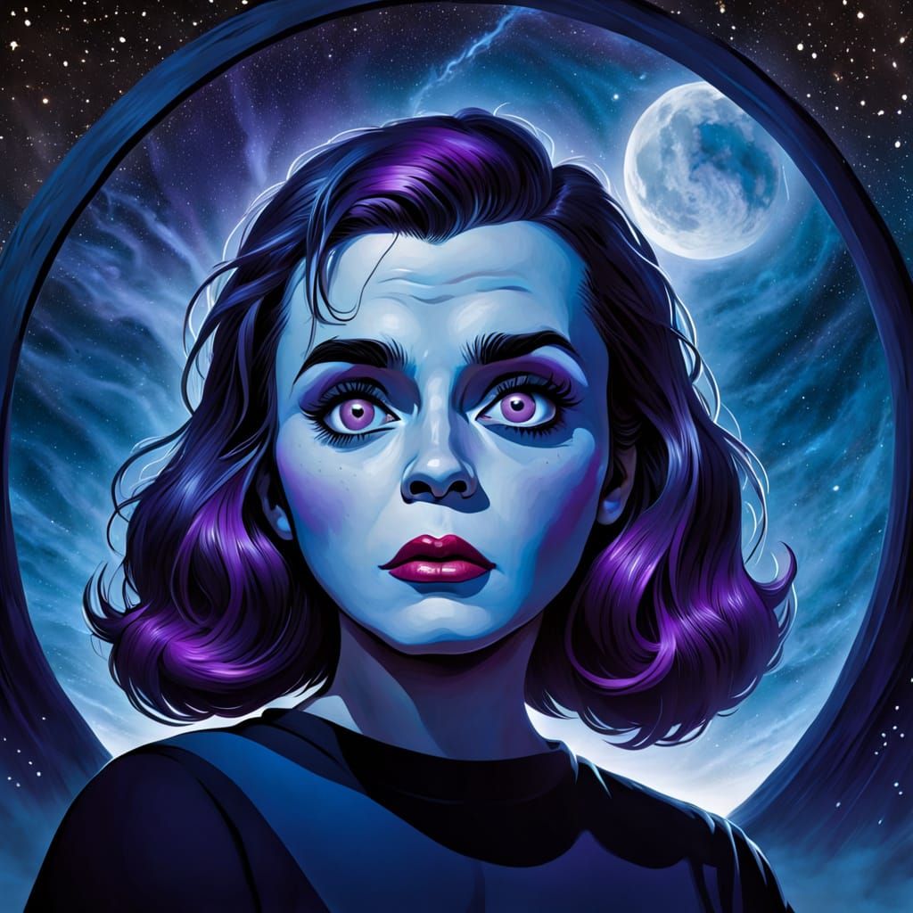 Surreal Twilight Zone Landscape