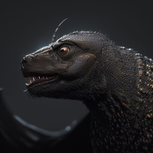 Dramatic Scorpion Portrait in Macro Photography