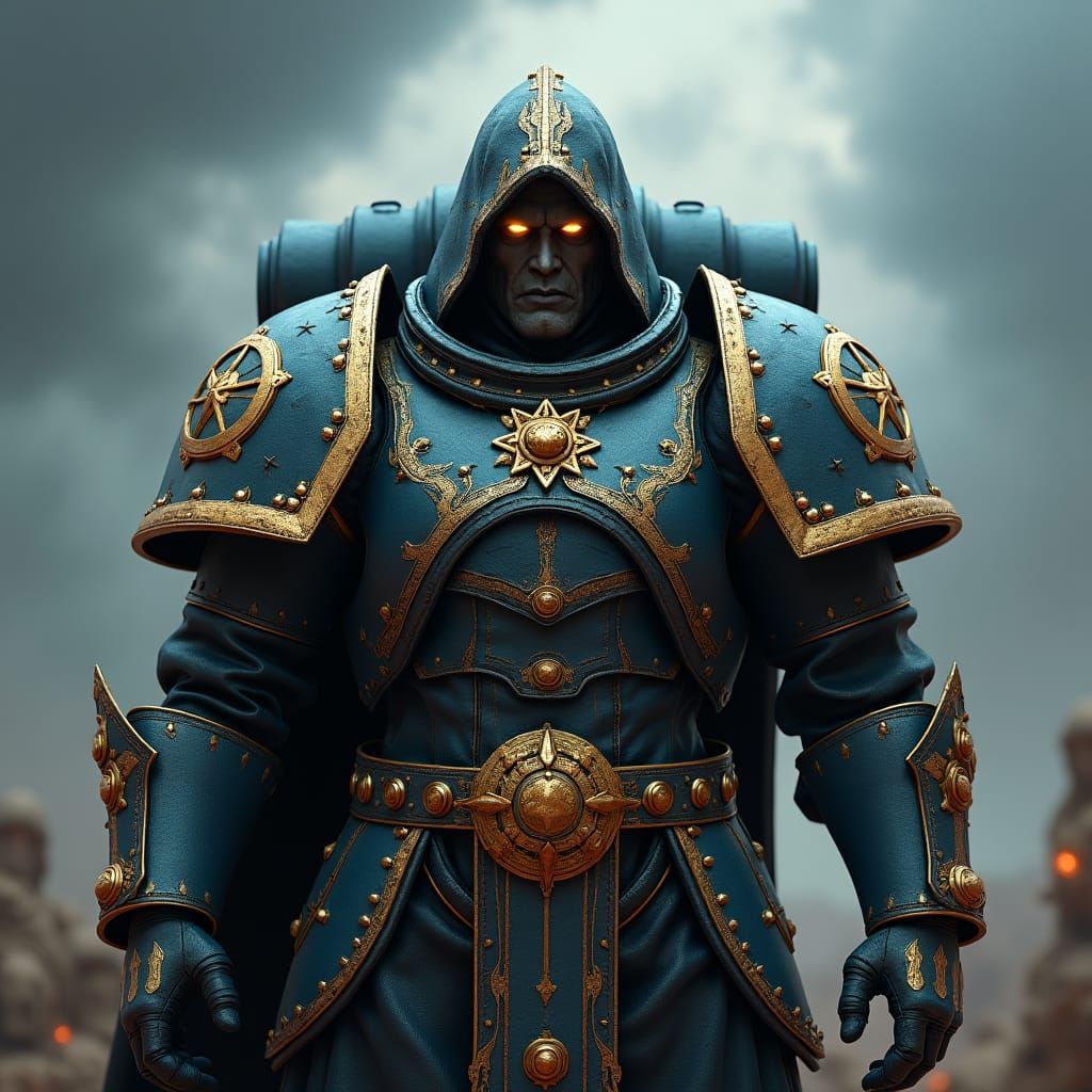 Warhammer 40k Chaplain in Power Armor