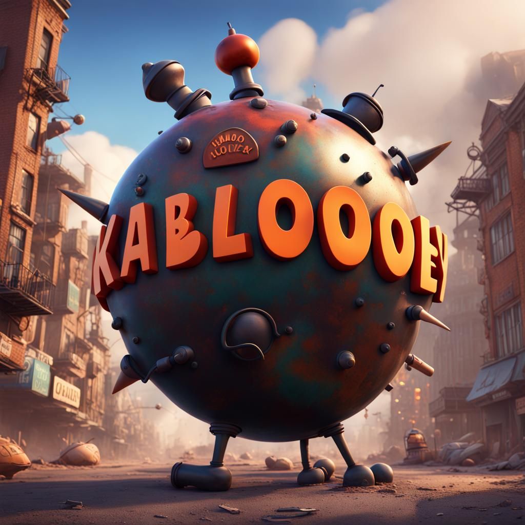 Pixar Movie Poster of a Bomb: "Kablooey"