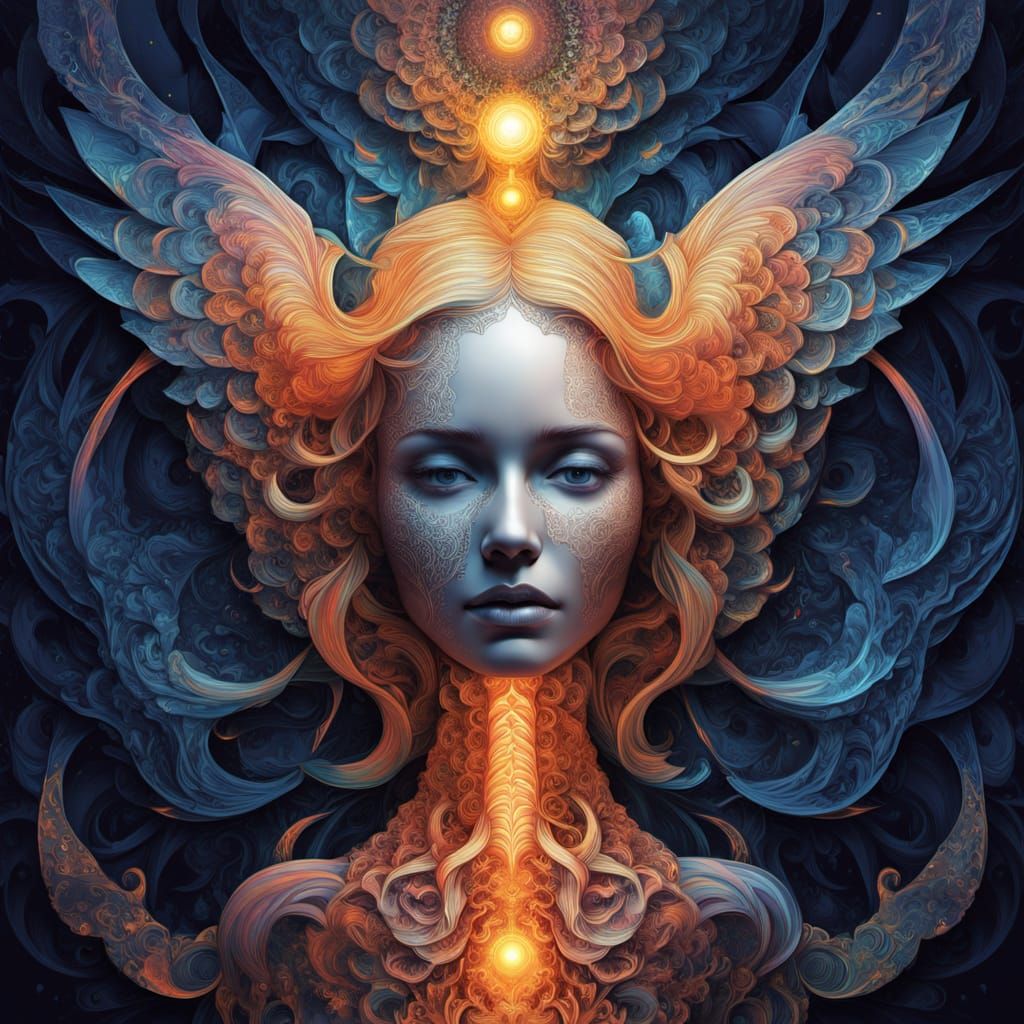 Angel of Death: Fractal Geometry and Warm Light