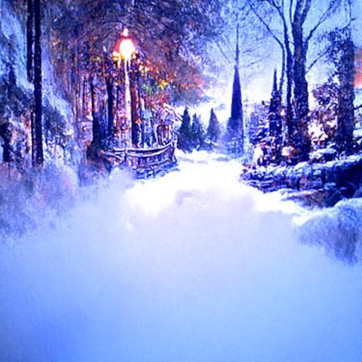 Ethereal Narnia Fantasy Landscape by Kinkade