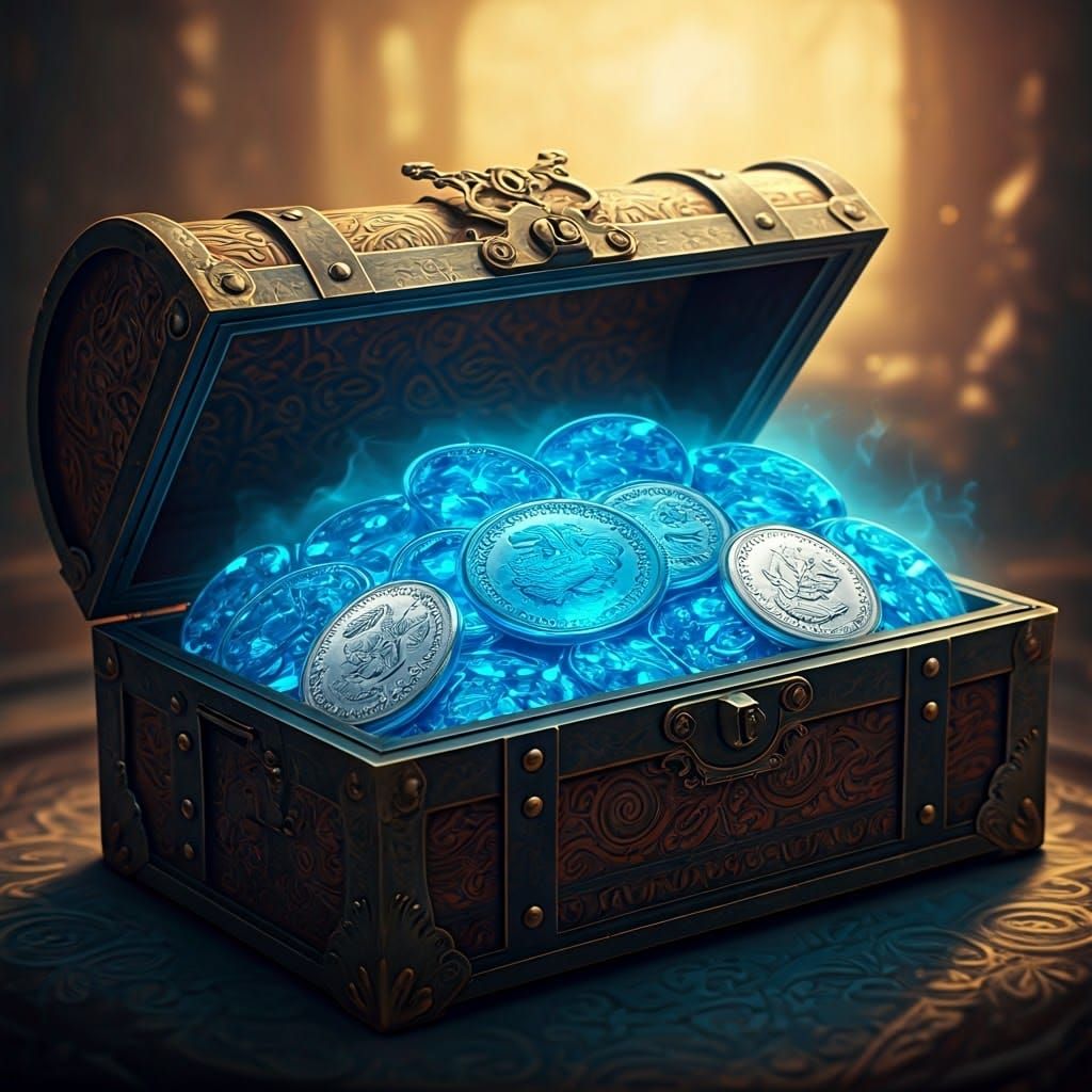 Luminescent Grandidierite Gemstones in Dreamy Lighting