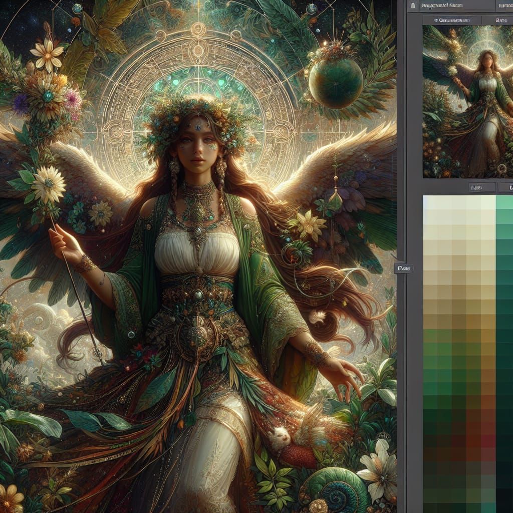 Archangel Barachiel's Daughter: Personification of Earth