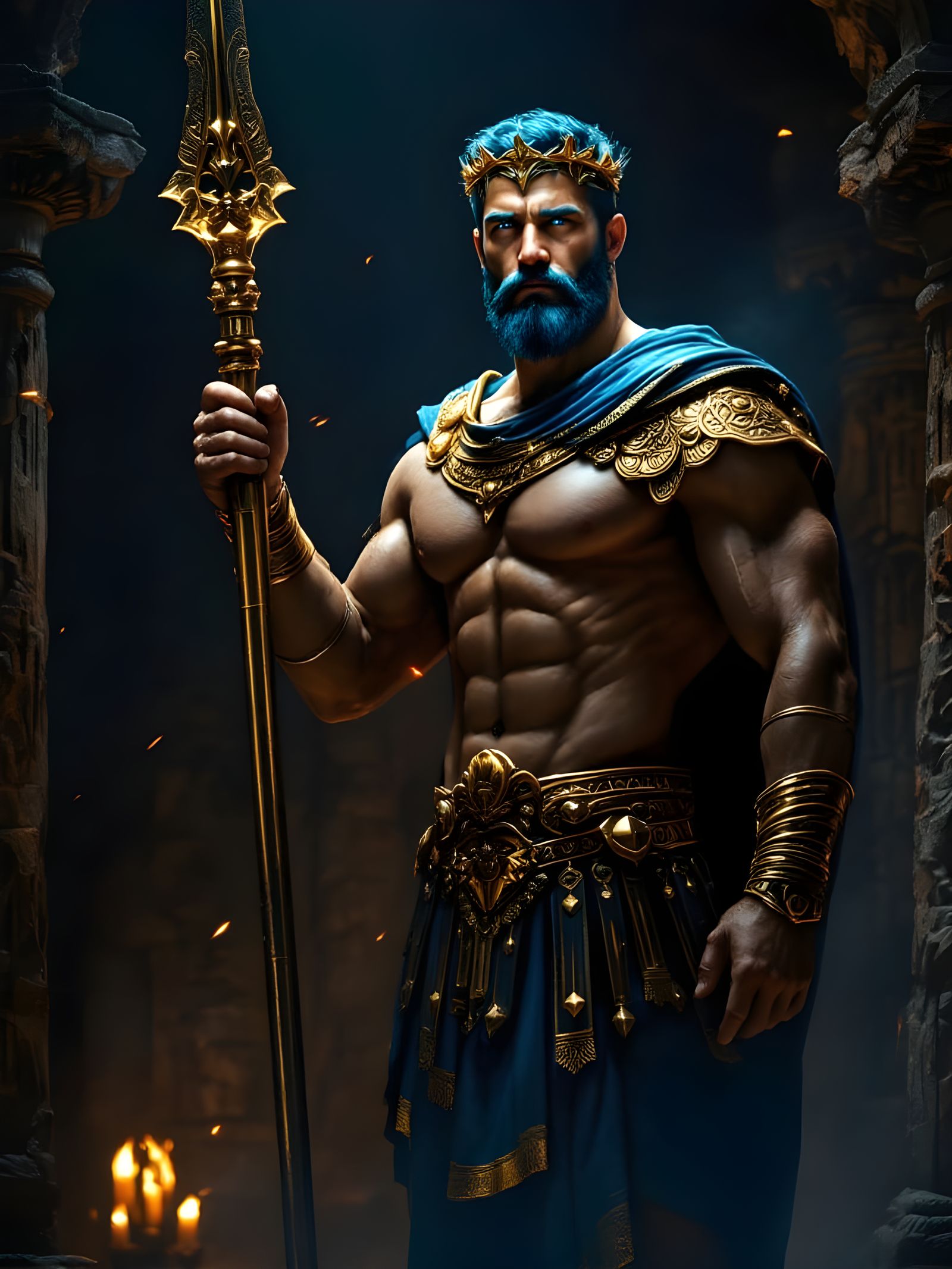 The Hoplite inside the Necropolis of Telamok