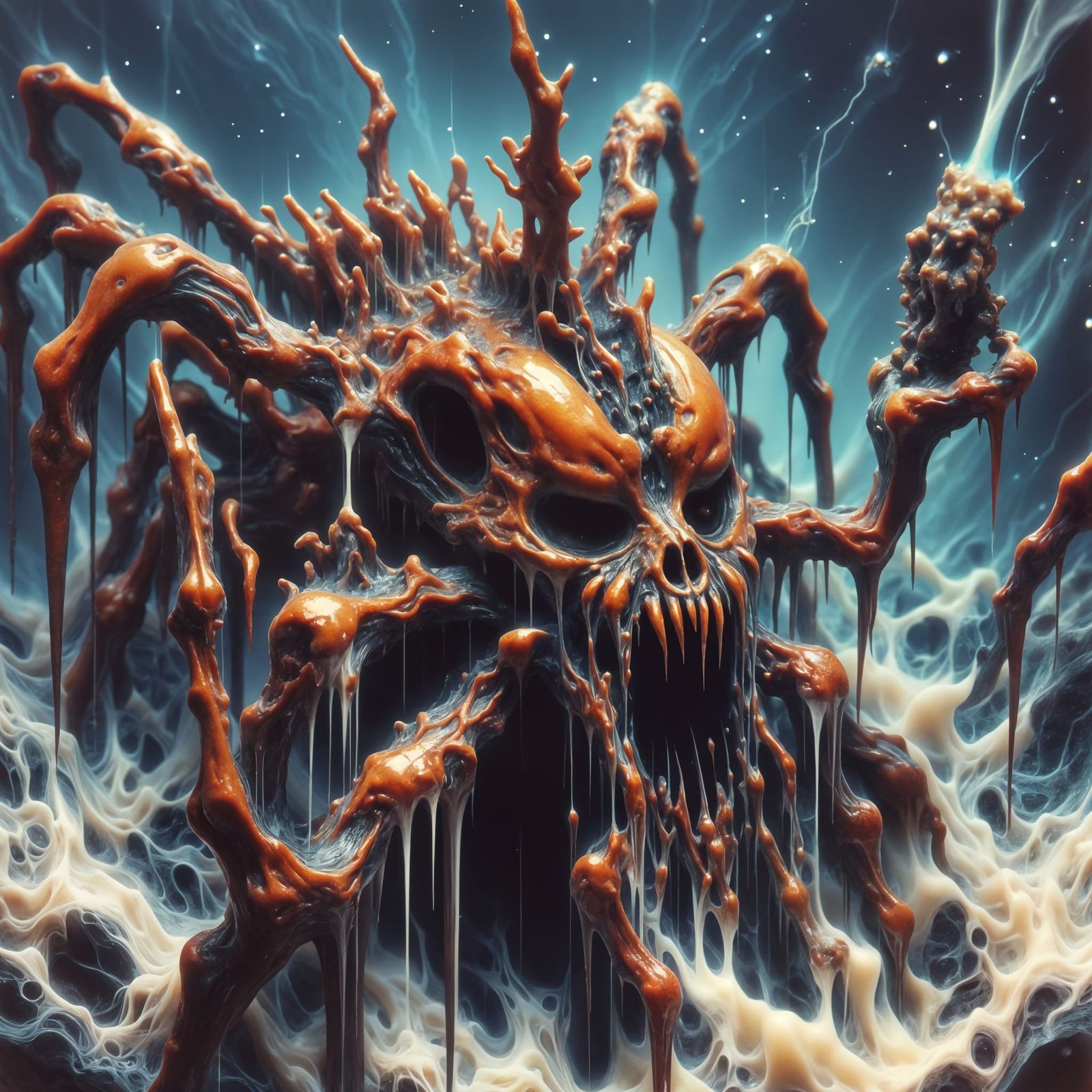 Nightmare-Inducing Red Monster in 3D Render