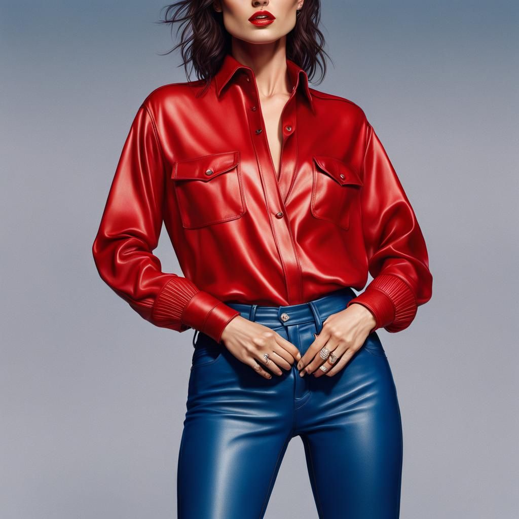 Keira Knightley as Rockstar Model in Ultrarealistic Detail