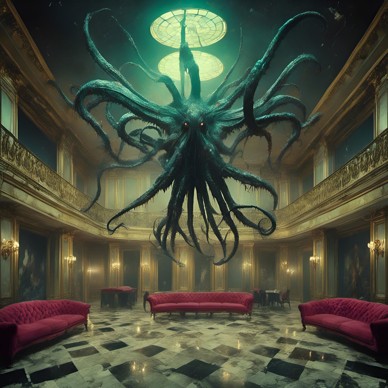 Octopus Crashes The Disco in the Hotel Lobby IV