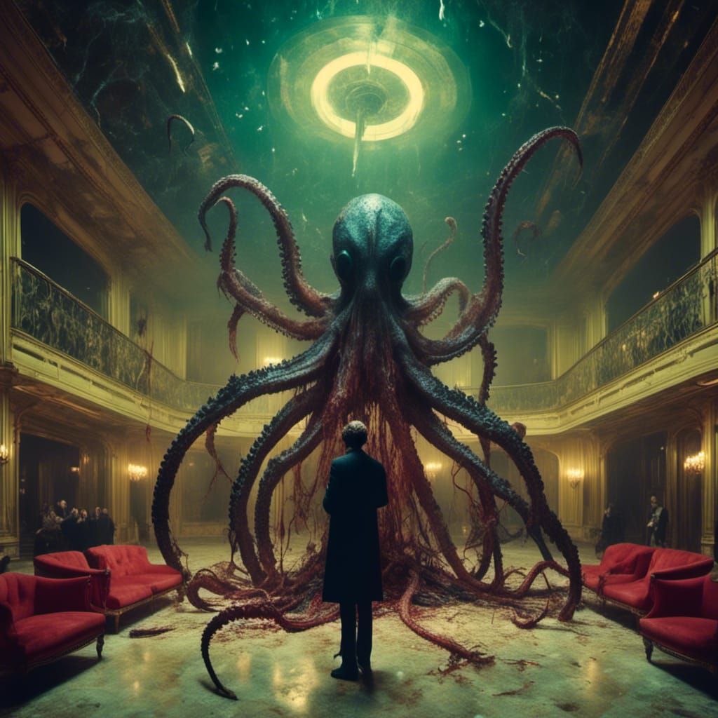 Octopus Crashes The Disco in the Hotel Lobby V