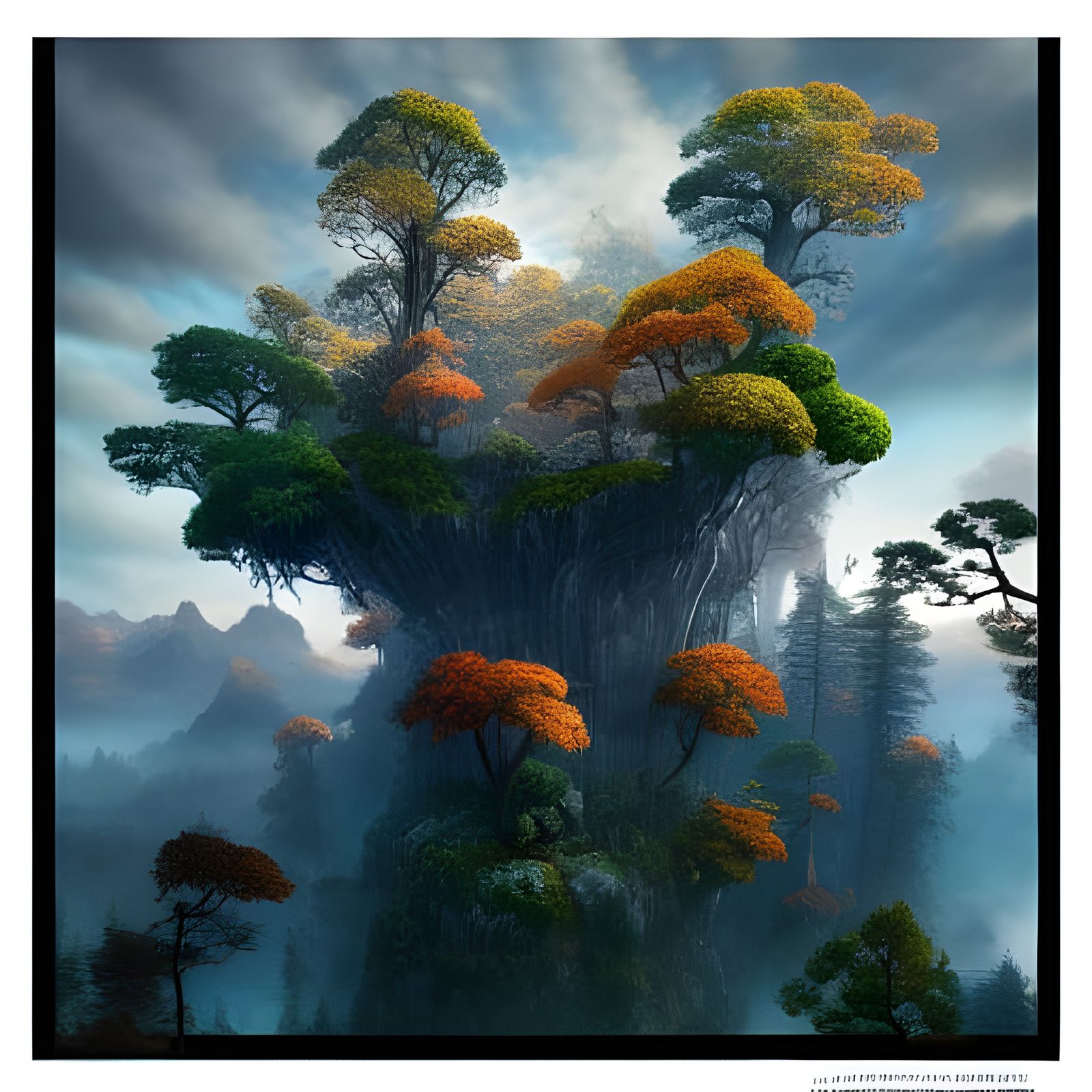 Pandora Autumn Forest in Miyazaki Style