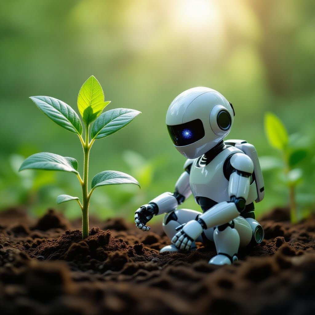 Nature and Technology Harmonize in AI Art