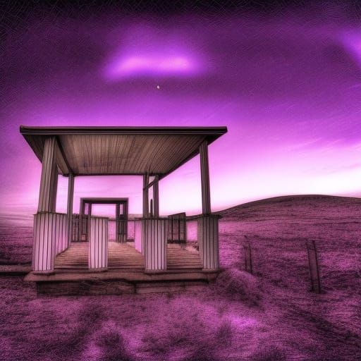 Checkers with Purple Night Sky Rings