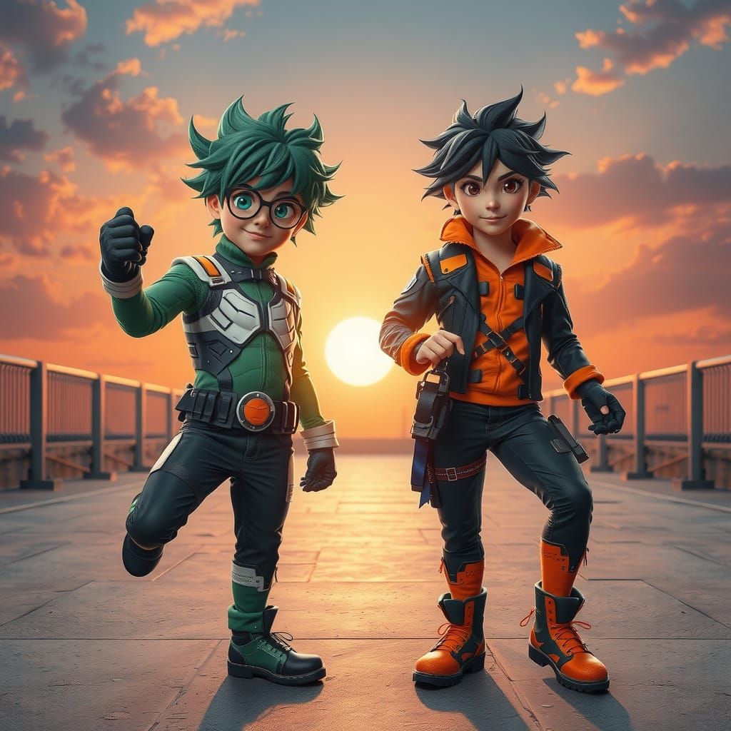 Empowered Heroine in Modern Attire