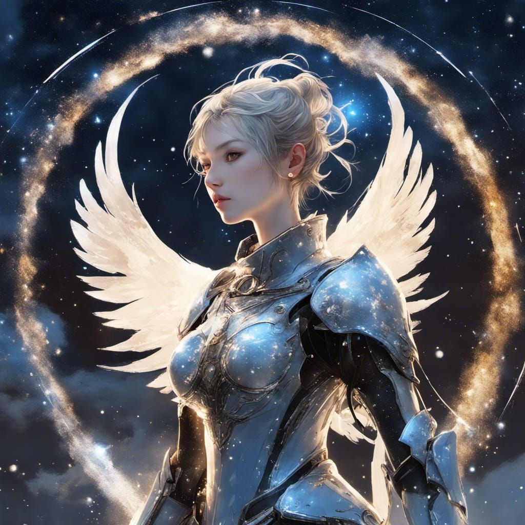 Celestial Knight of Swan on Milky Way Battlefield