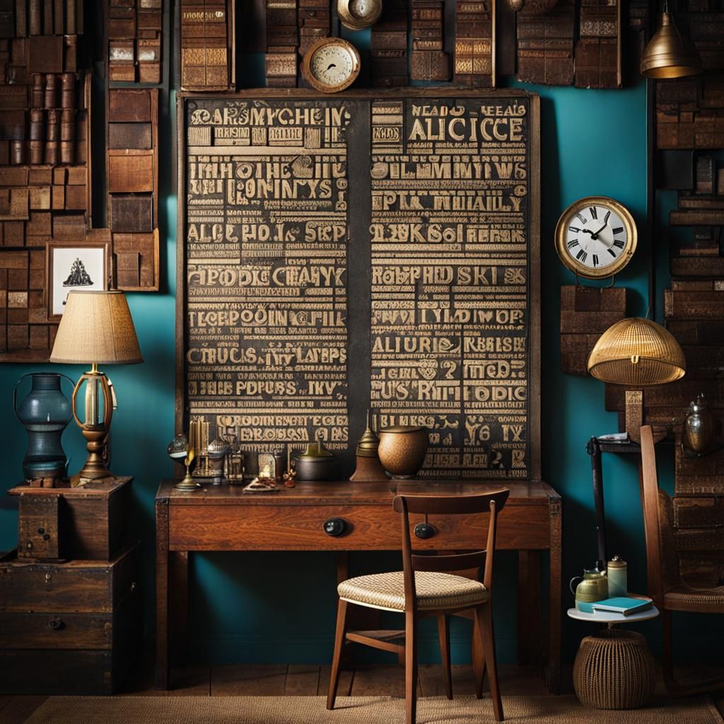 Alice in Wonderland Vintage Photography