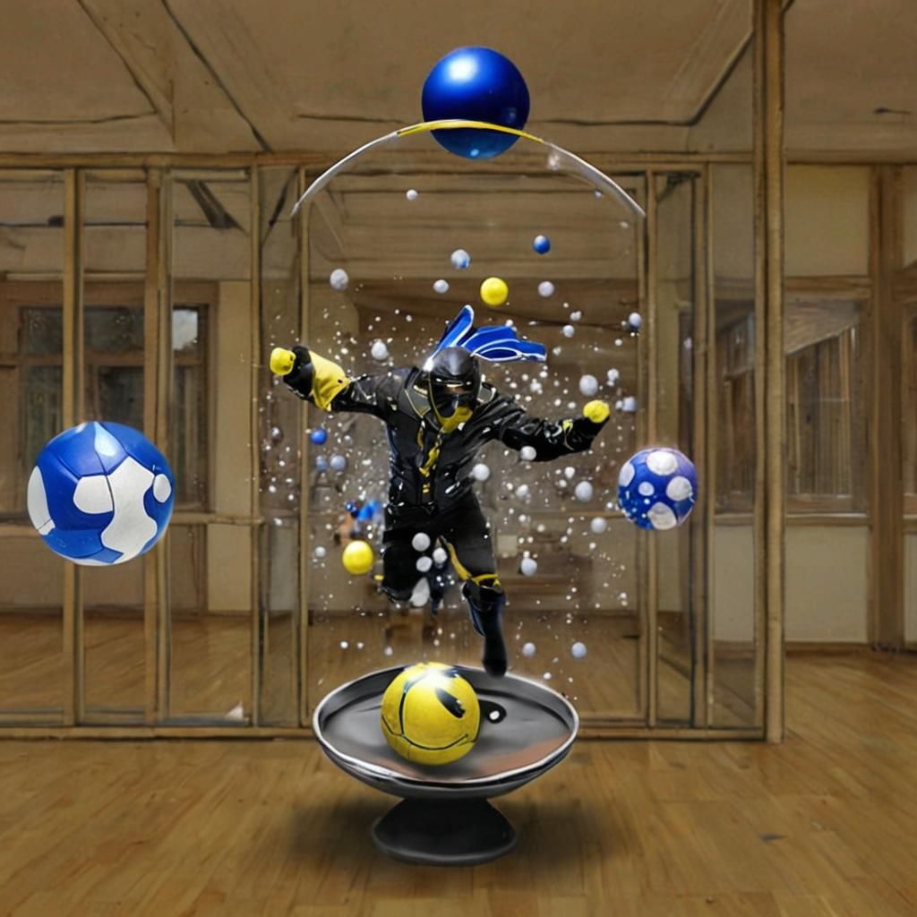 Bouncing Ball Generated by AI