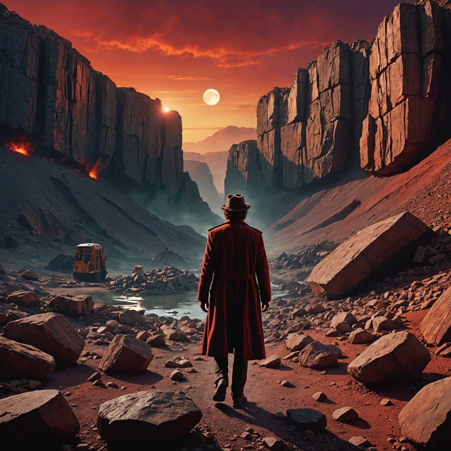 Doctor Who Team on Alien Planet