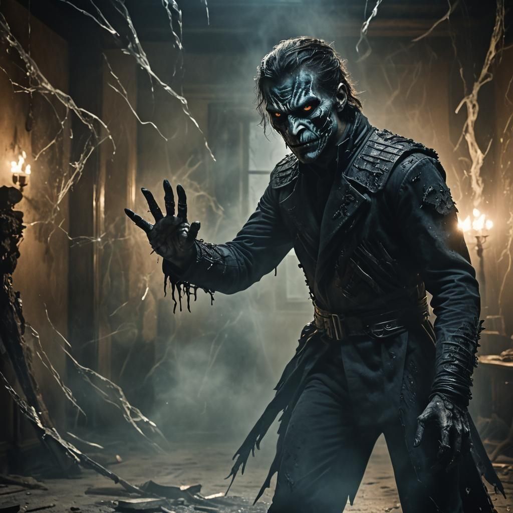 Grotesque Transformation into the Night Walker: Cinematic St...