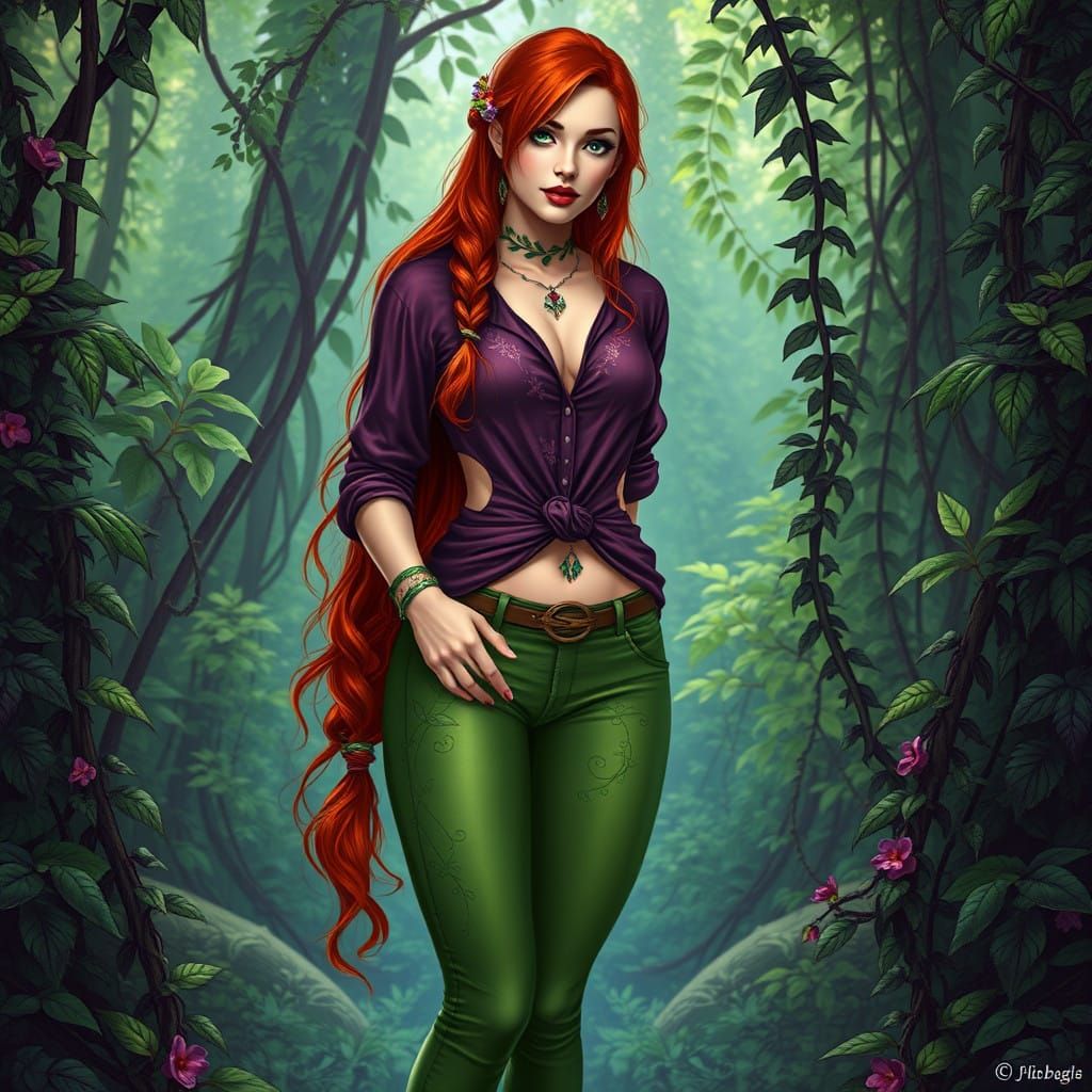 Poison Ivy in Verdant Botanical Splendor