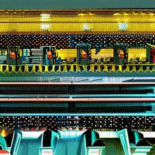 1950s Diner in Pop Art Style