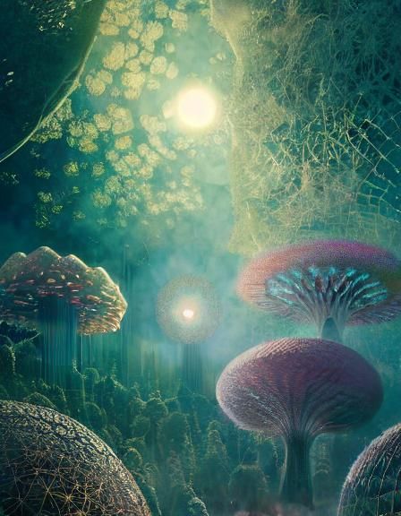 Planetary Intelligence Emerges in Sacred Geometry Art