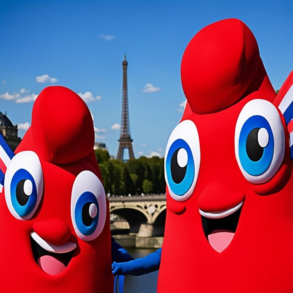 Paris 2024 Olympic Phryges Mascots