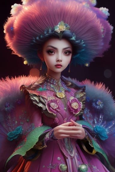 Candypunk Cupcake Portrait with Steampunk Frosting