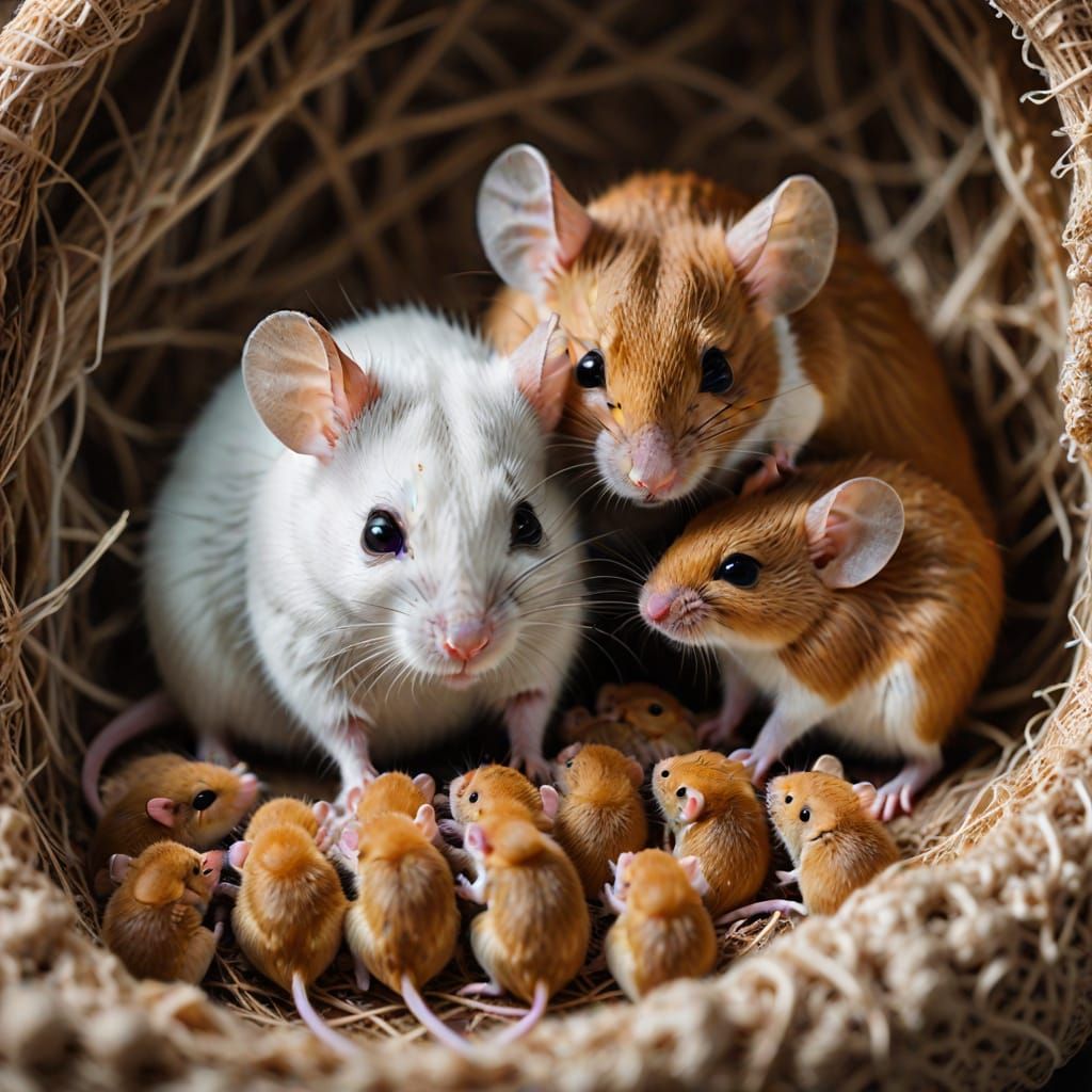 Motherly Love in a Warm Family Home