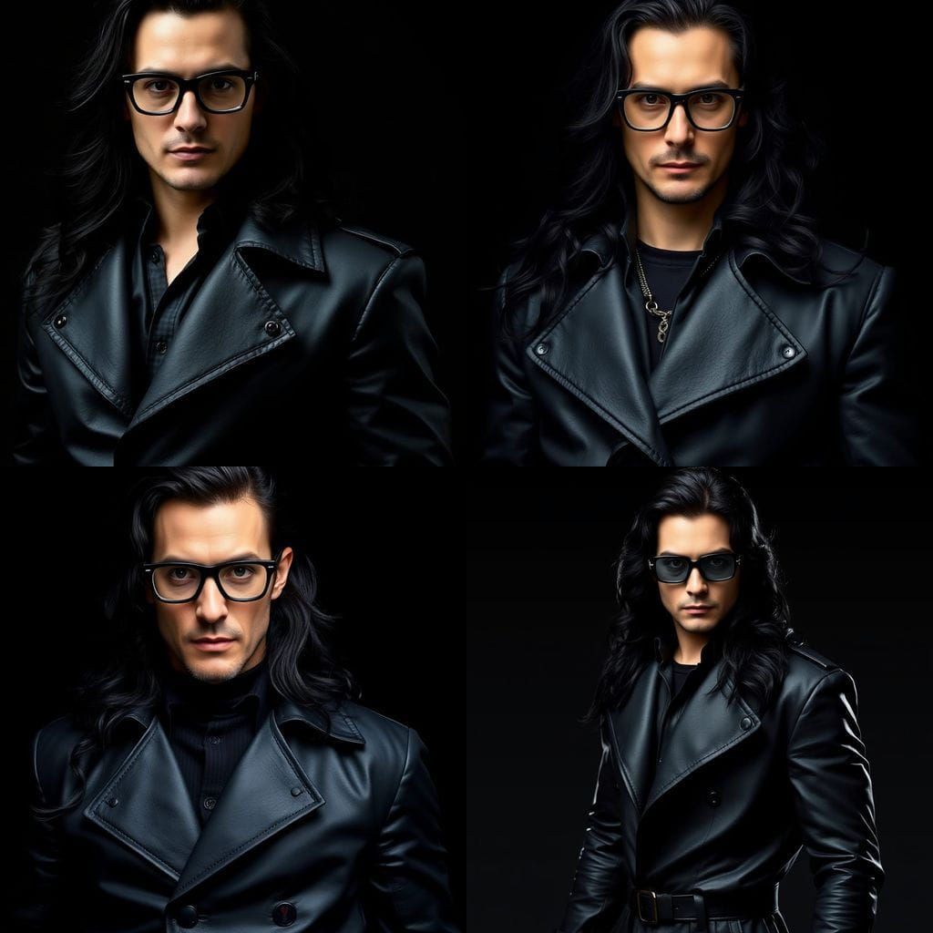 The Baroness in Black Leather Regalia