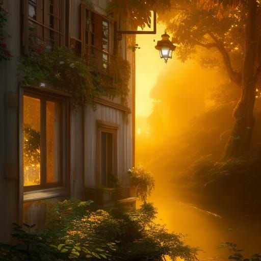 Spanish Village: Hyperdetailed Fantasy Concept Art