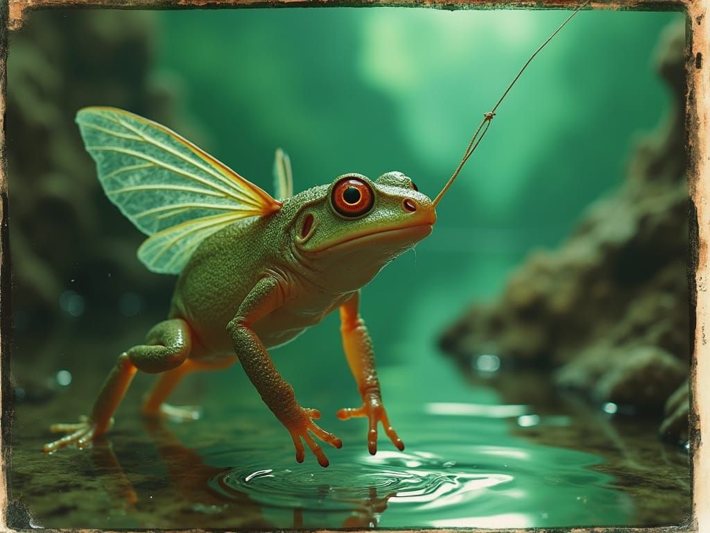 Mutated Hybrid Creature in Retro Green Exam Room