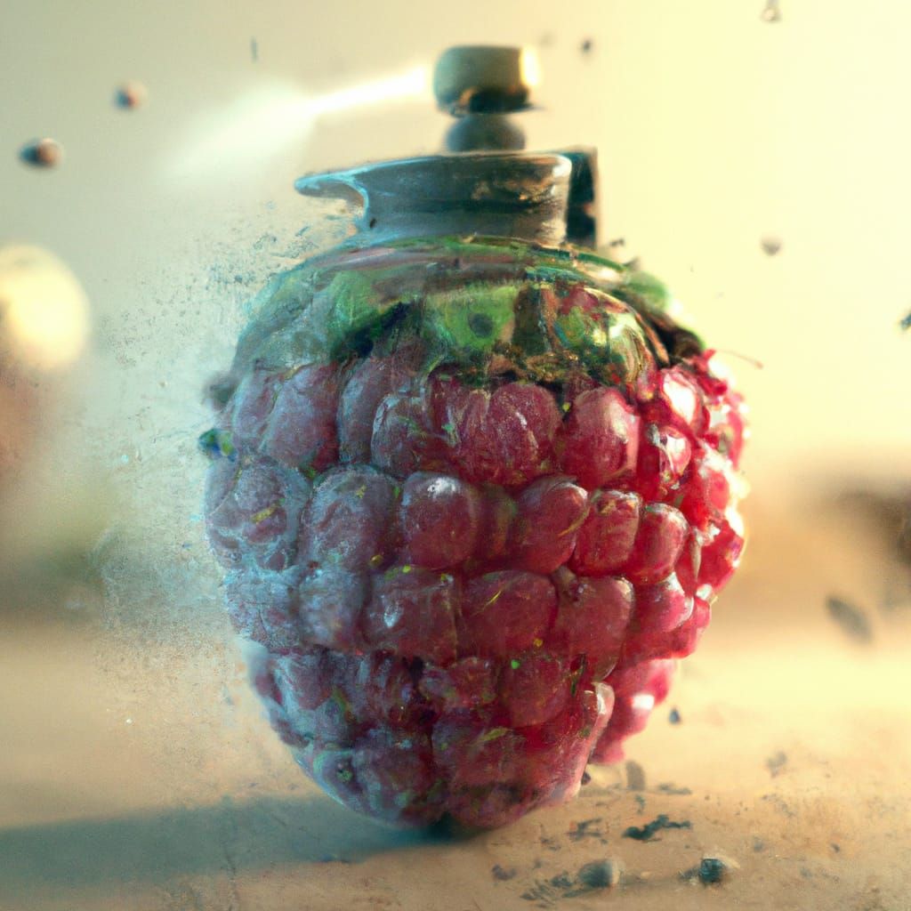 Exploding Raspberry Hand Grenade: Photorealistic CGI VFX