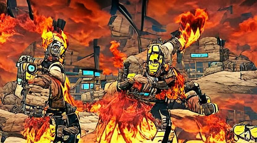 Borderlands 2's Krieg Ablaze