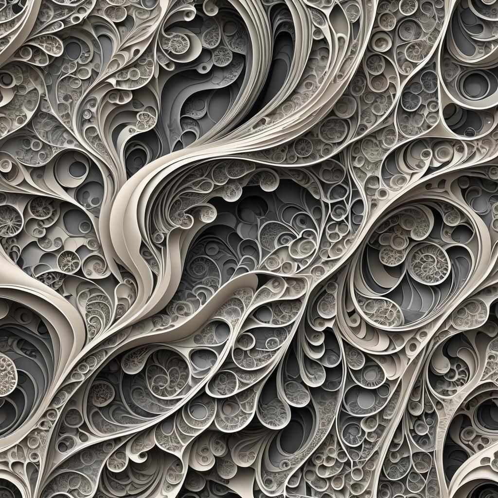 Abstract Fractal Art: Natural Beauty in 3D