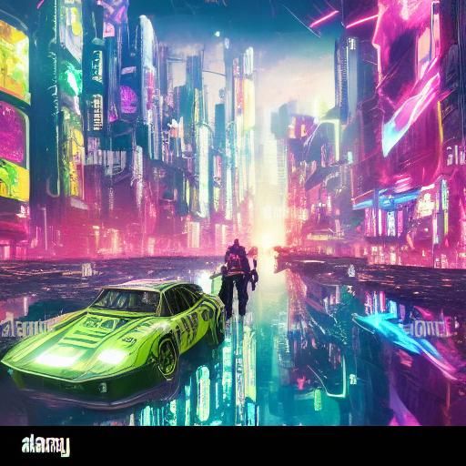 Dichotomous World: Cyberpunk Division of Ruin and Renewal