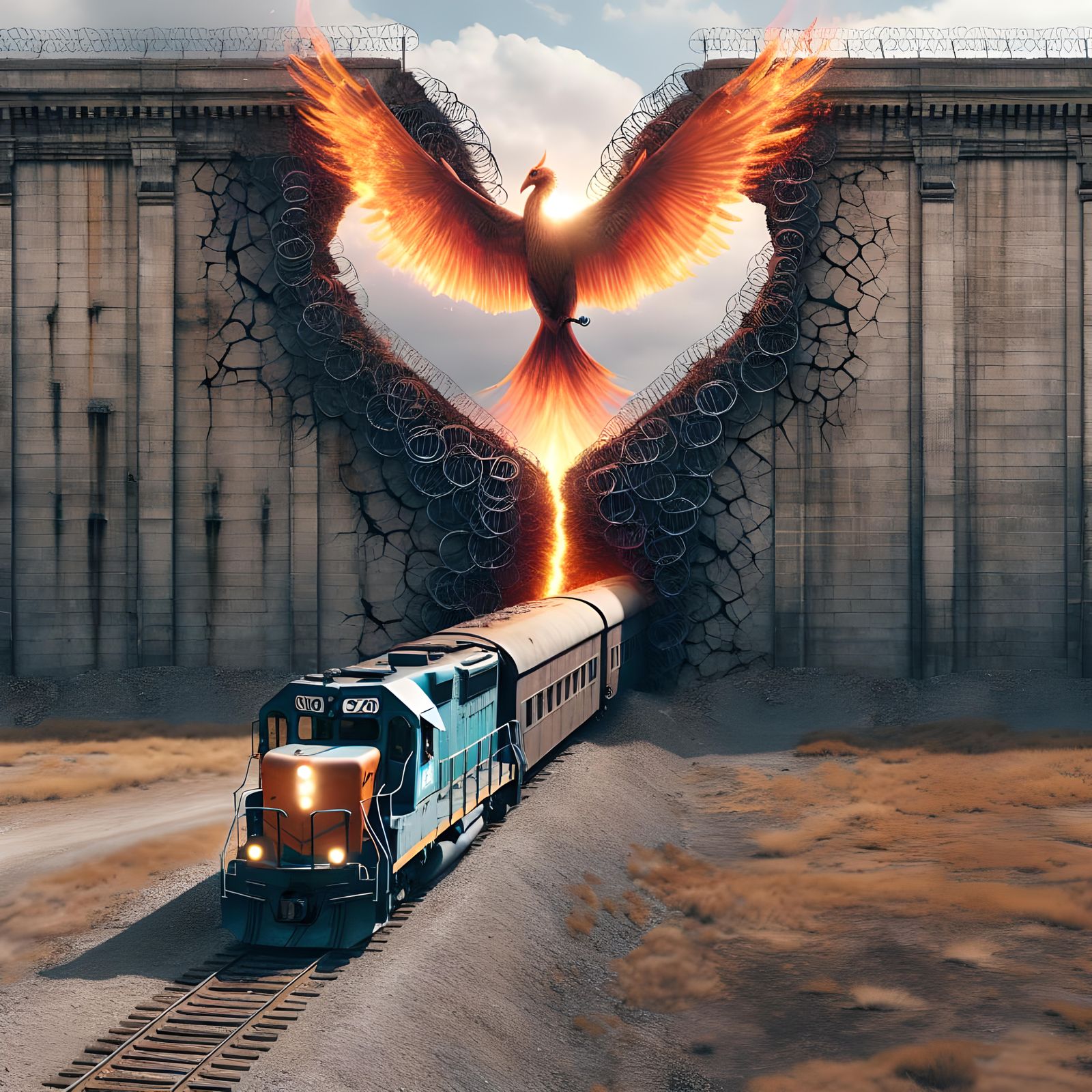 Locomotive Breaks Free: Phoenix Ascends