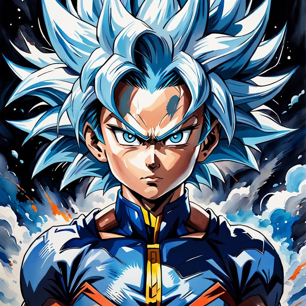 Gouache Epic Saiyan Heroine Unveiled