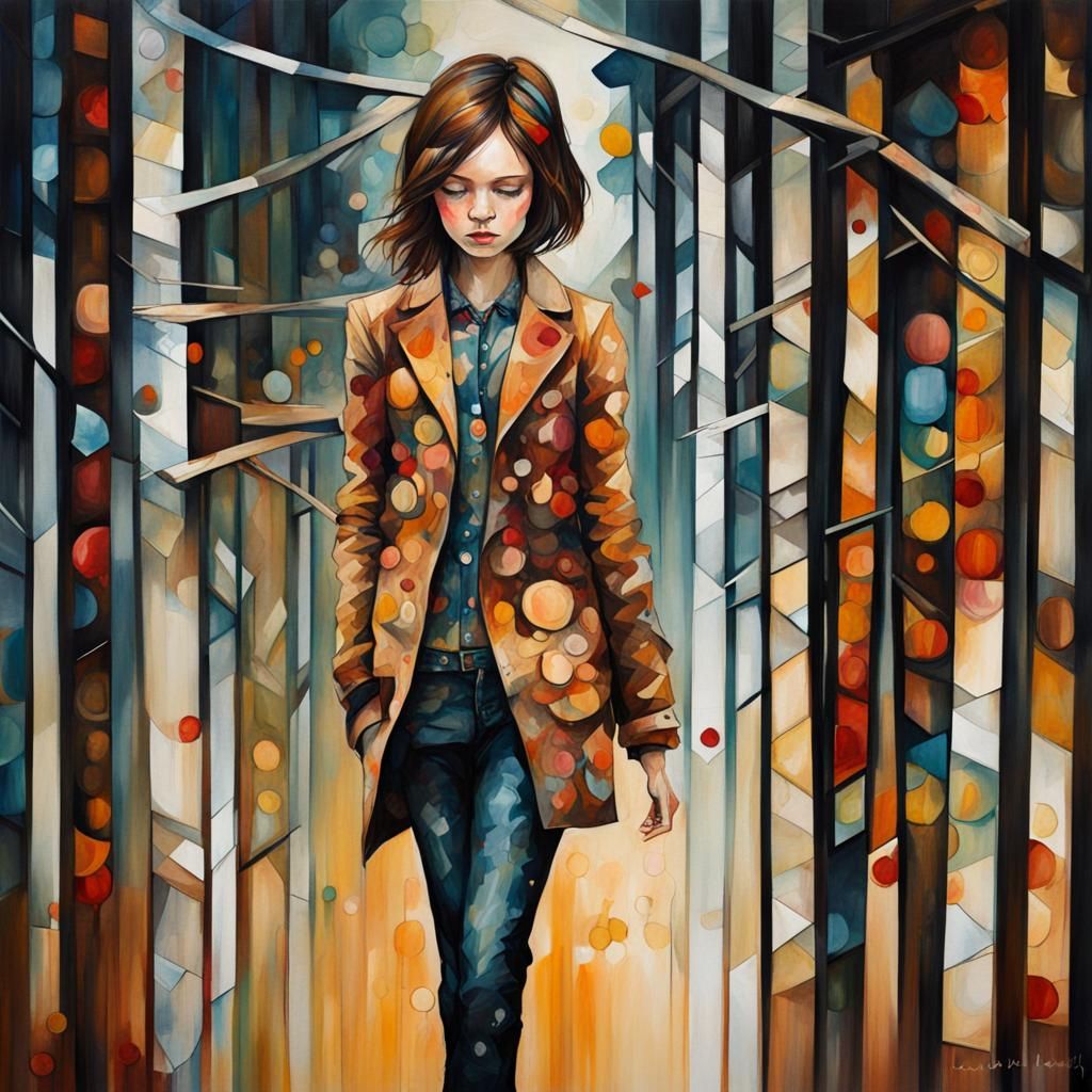 Abstract Fusion: Impressionistic Visionary Art