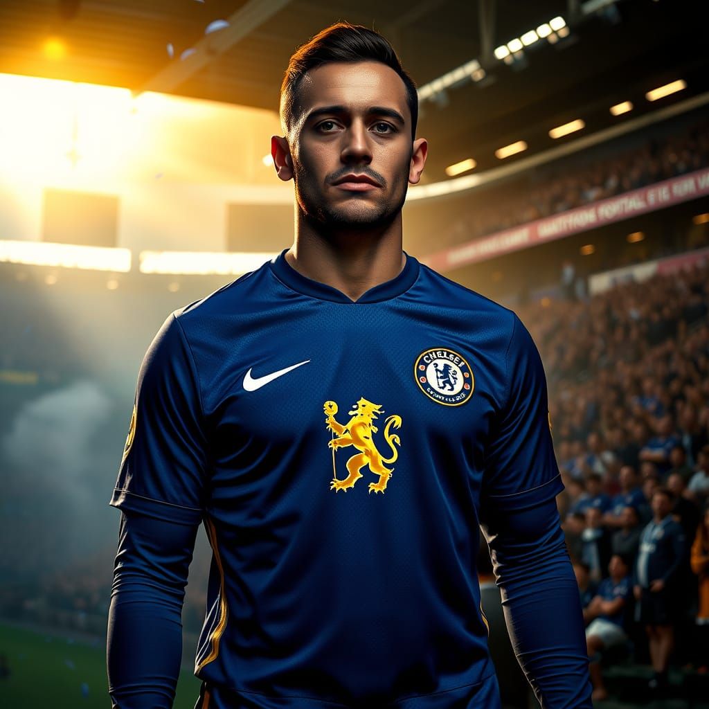 Chelsea Football Club Cinematic Portrait at Stamford Bridge