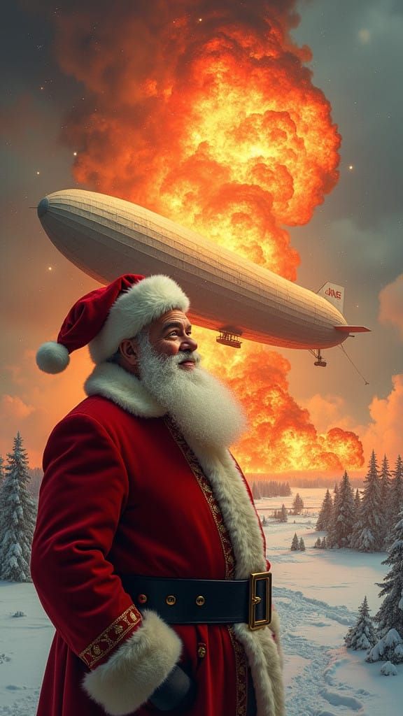 Santa Claus Witnessing Tunguska Event