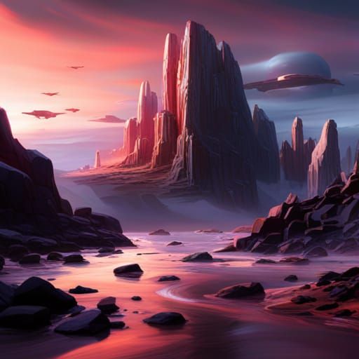 Star Wars Concept Art in Unreal Engine 5