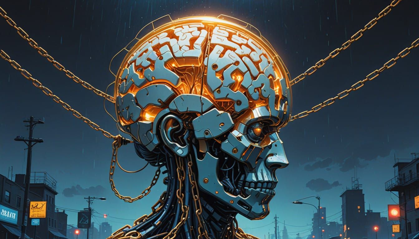 Golden Brain Unshackled from Chains of Self-Doubt