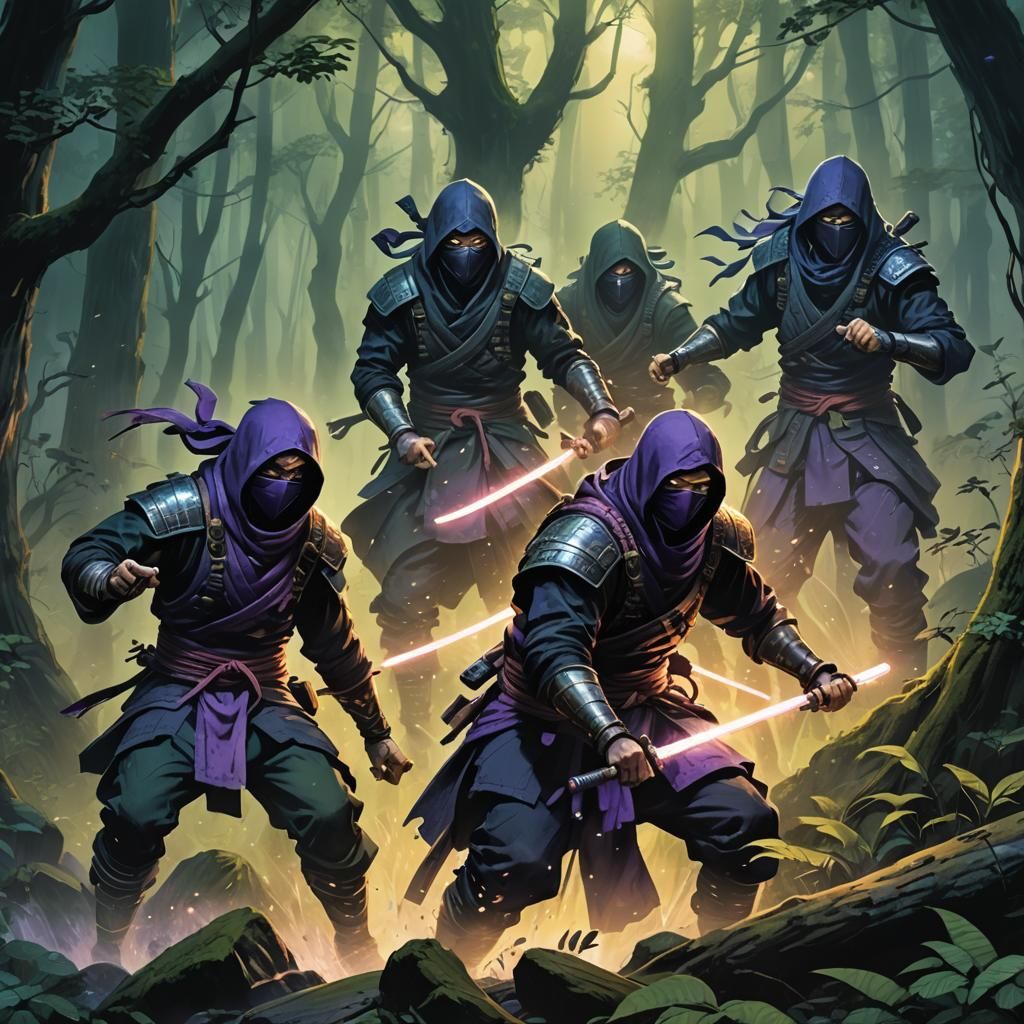 Shinobi Training Super Cloning in Dark Forest
