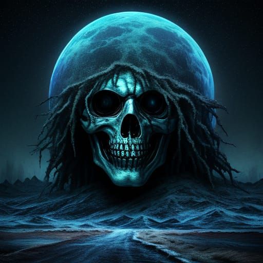 Sinister Cosmic Horror Landscape in 8K Resolution