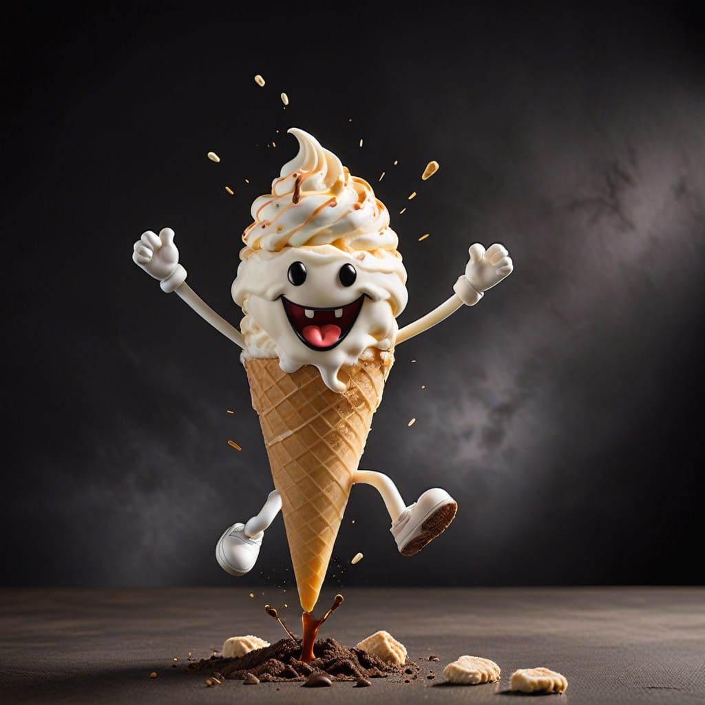 Joyful Ice Cream Explosion