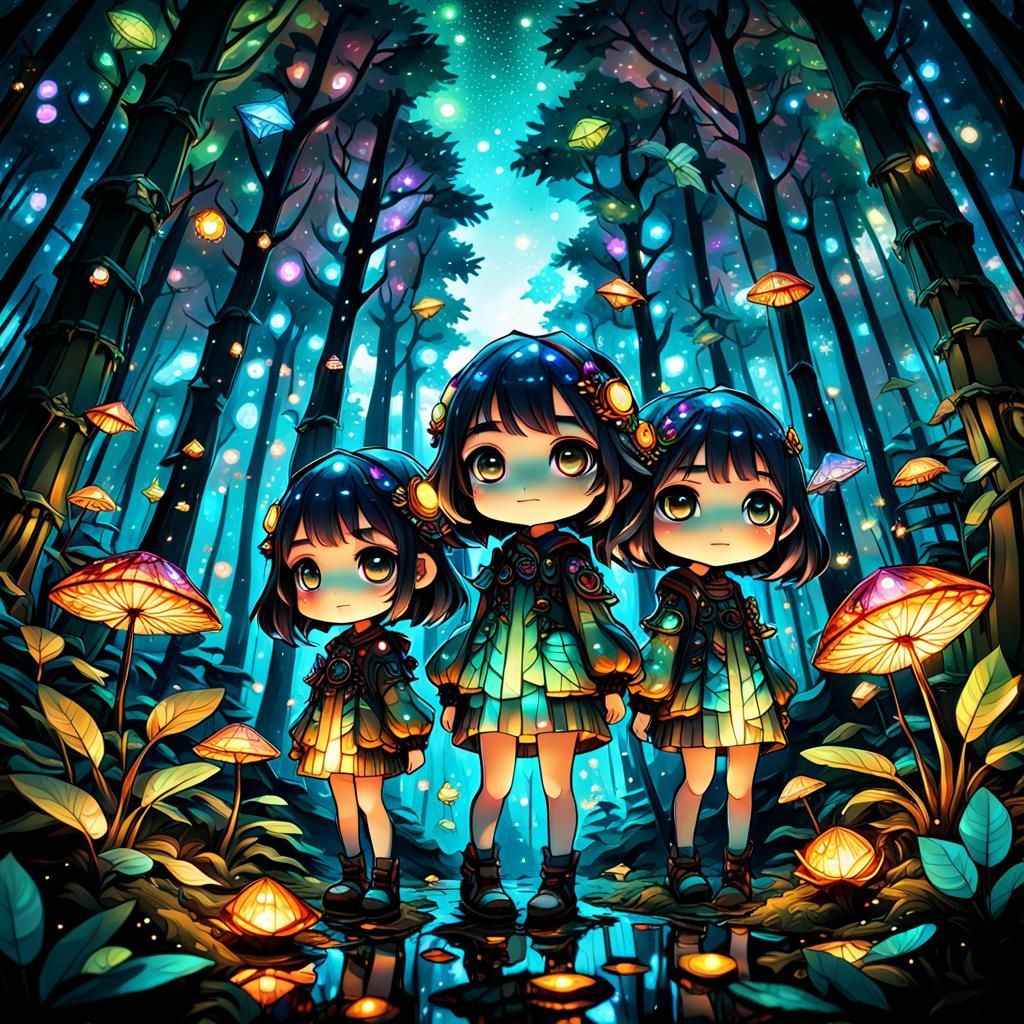 Very Cute Chibi Girls!