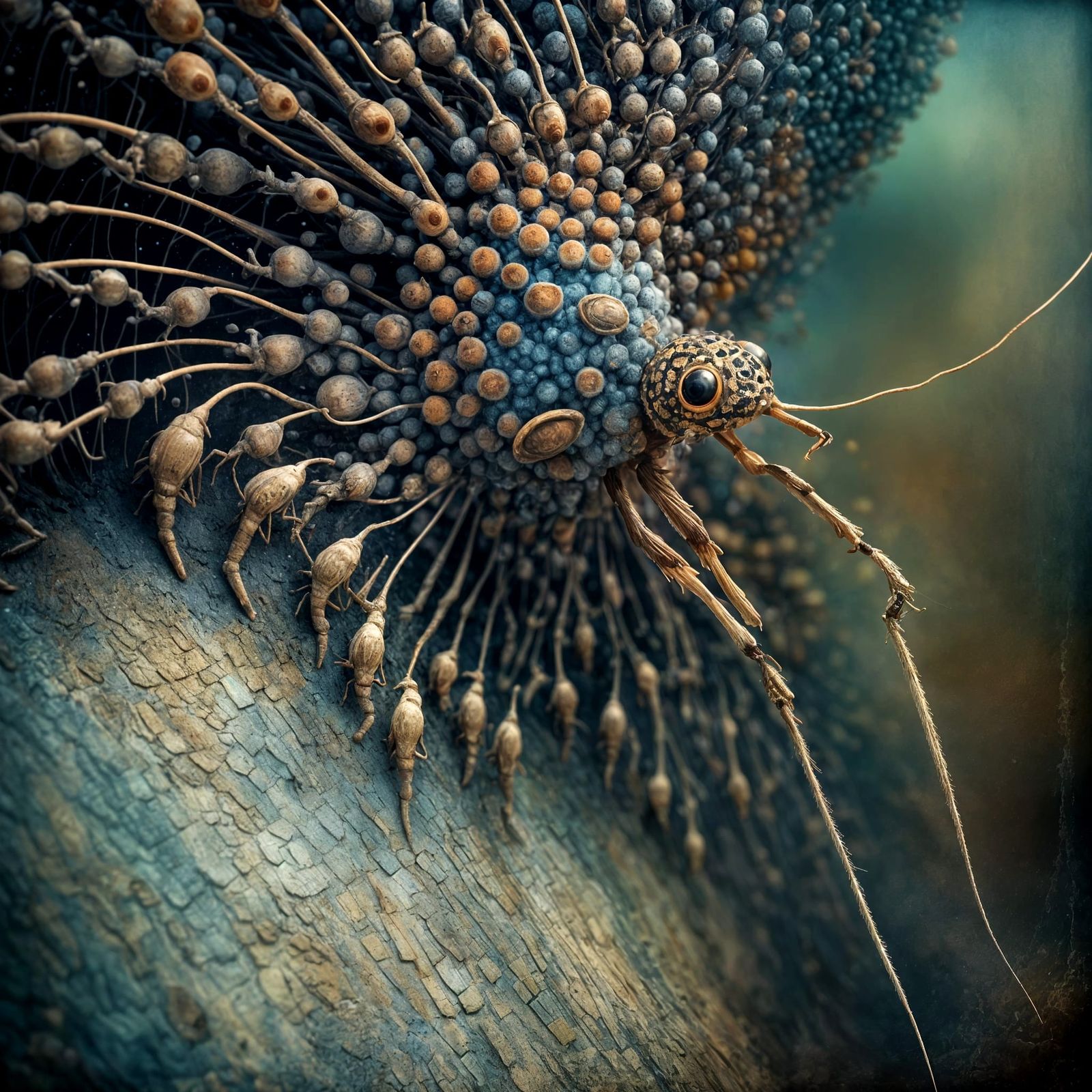 Exotic Aliens in Surreal Bizarre 3D Render