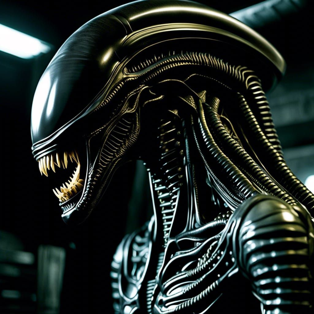 Iconic Xenomorph Creature from Alien Movie