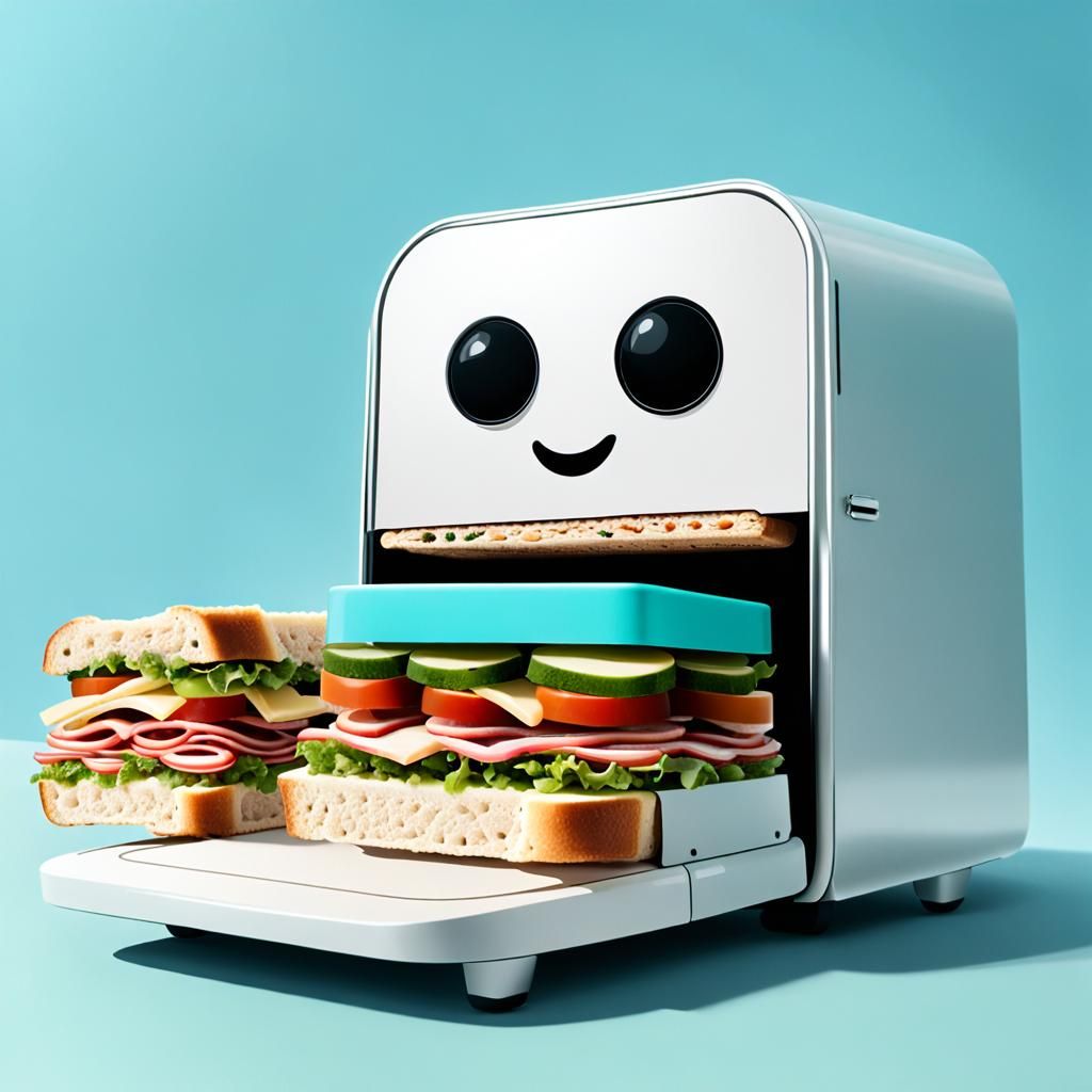 AI Digital Sandwich: A Humorous Creation