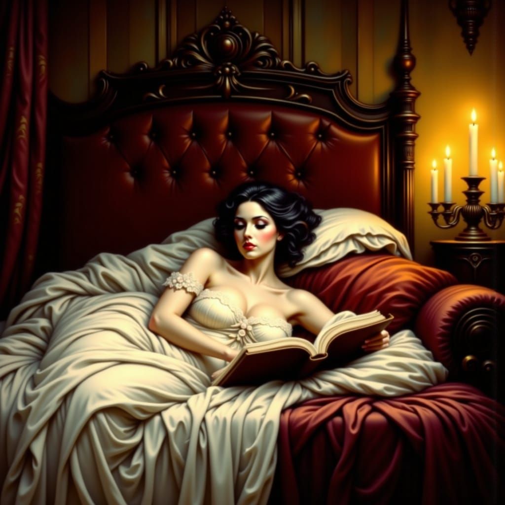 Woman in Intimate Contemplation